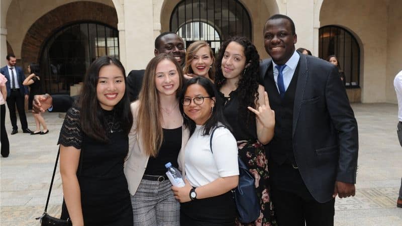 TFAS Prague students at graduation.